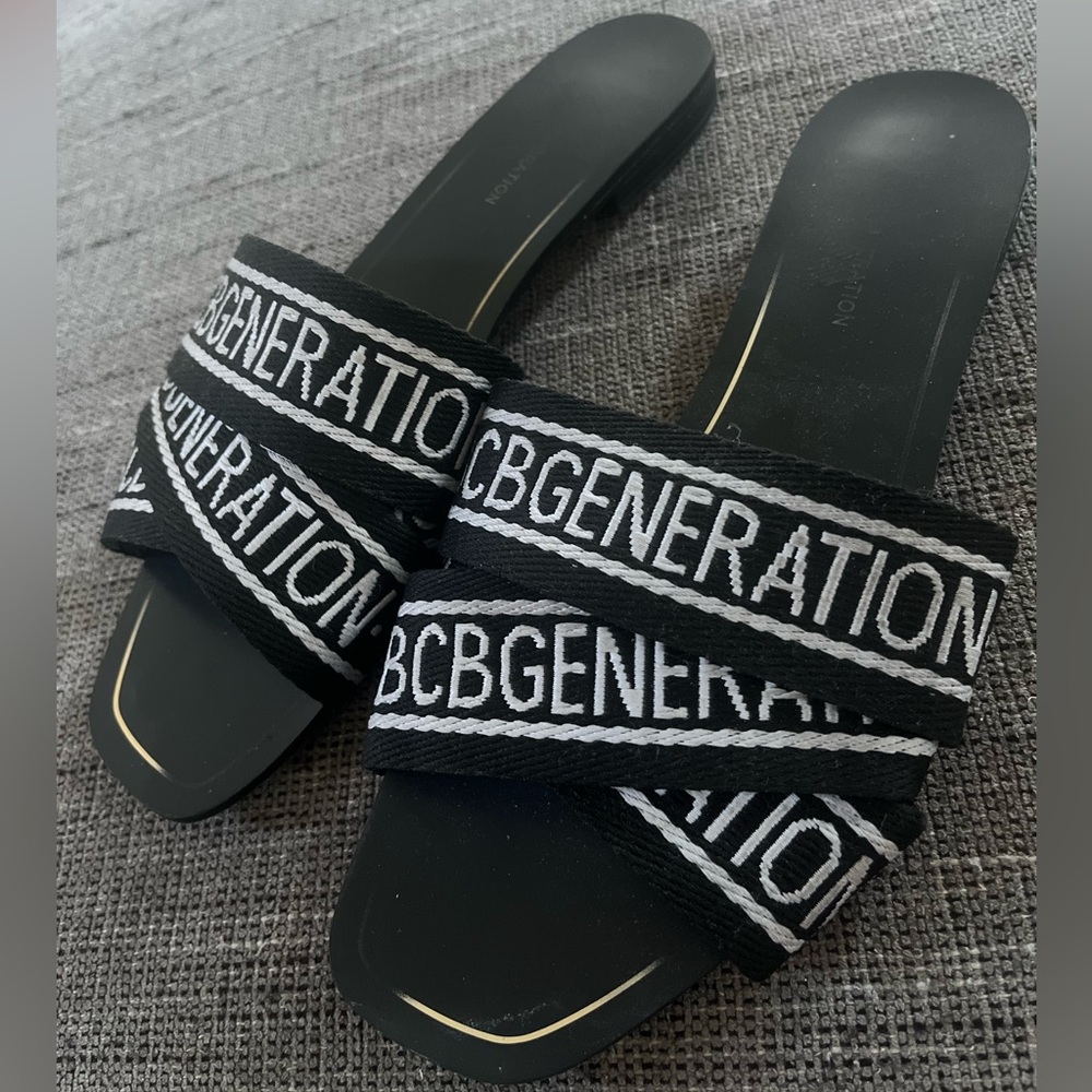 BCBGeneration Slides Sandals size 8